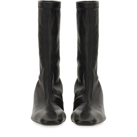 JIL SANDER Women's Sculptural Heel Sock Boots Women BLACK - Picture 4 of 4